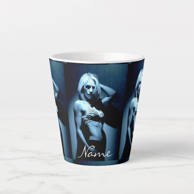Caneca De Café Latte Ajustado na sombra Thunder_Cove (Frente)