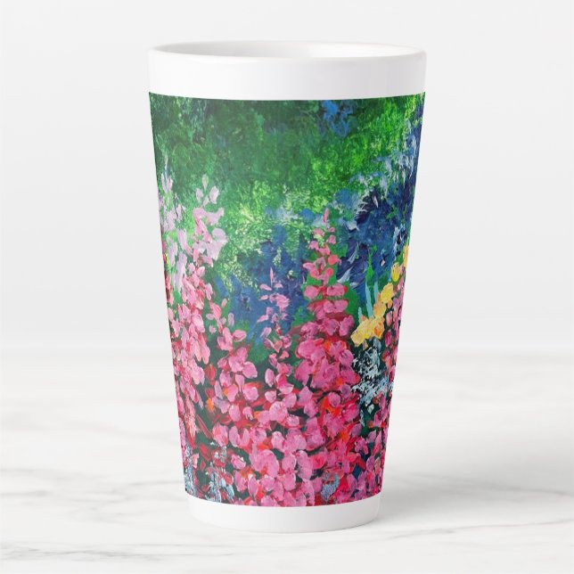 Caneca De Café Latte Alaskan Fireweed 17oz Latte Mug (Frente)