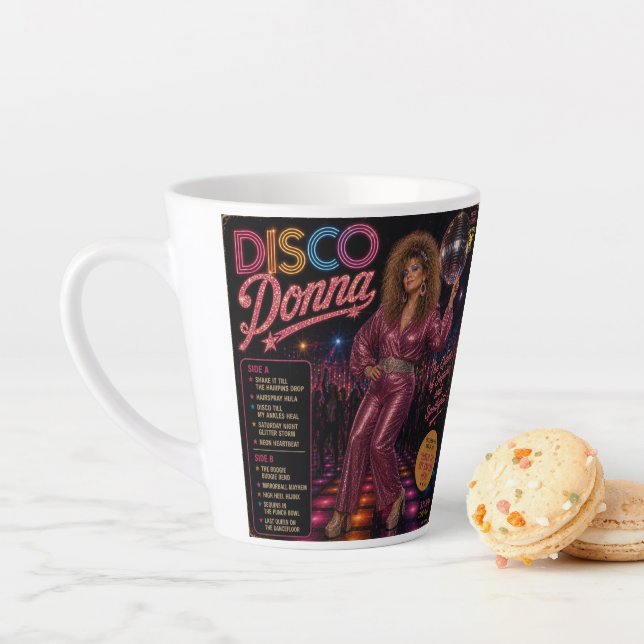 Caneca De Café Latte Álbum Disco Donna (In Situ)