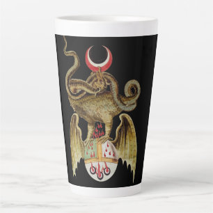 Caneca De Café Latte Alchemy Dragon