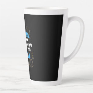 Caneca De Café Latte Álcool Porque Nenhuma Boa História Começa Com Leit