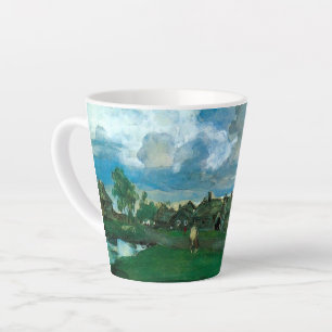 Caneca De Café Latte Aldeia Russa Valentin Serov