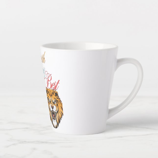 Caneca De Café Latte Alfa Attitude Mug - Mess com o Melhor (Direita)