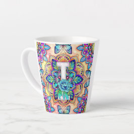 Caneca De Café Latte Alfabeto I