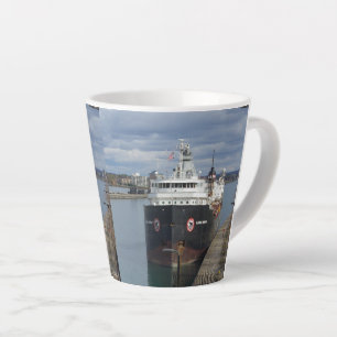 Caneca De Café Latte Algoma Transferir Lata