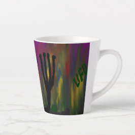 Caneca De Café Latte alienígena