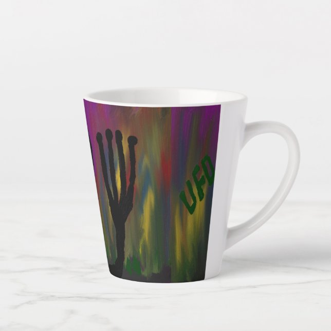 Caneca De Café Latte alienígena (Direita)