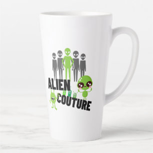 Caneca De Café Latte Alienígena.w