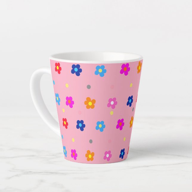 Caneca De Café Latte Alimentação do ventilador (Ângulo esquerdo)