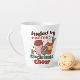 Caneca De Café Latte Alimentado com café e torta de Natal Mais Tarde
