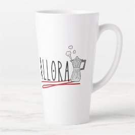 Caneca De Café Latte Allora e Moka Espresso Maker