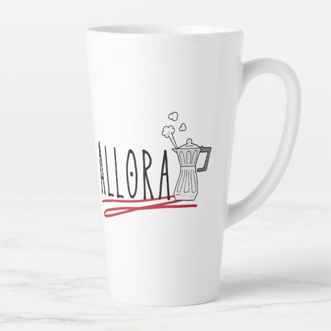 Caneca De Café Latte Allora e Moka Espresso Maker (Direita)
