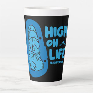 Caneca De Café Latte Alpinismo às Montanhas Azuis Austrália
