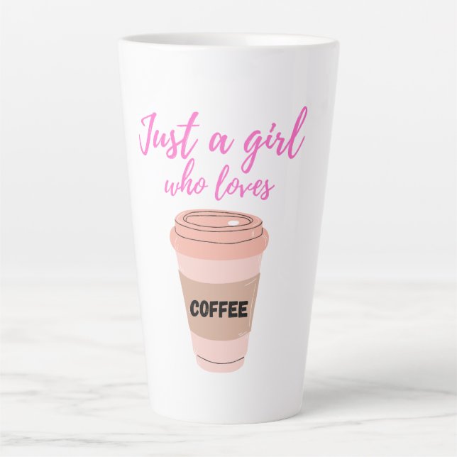 Caneca De Café Latte Ama Café Latte Mug (Frente)