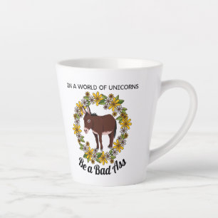 Caneca De Café Latte Amante de Donkey Coffee Mug