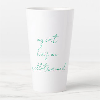 Caneca De Café Latte Amante de Gatos