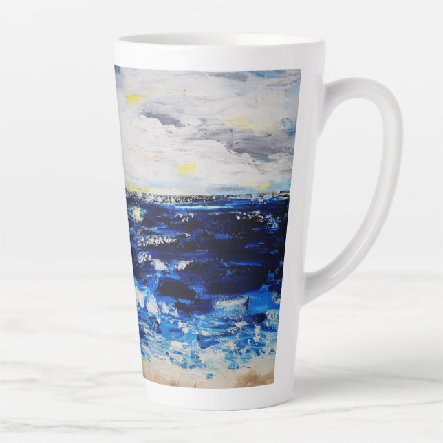 Caneca De Café Latte Amer ouverte Beautiful see (Direita)