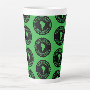Caneca De Café Latte América do Sul