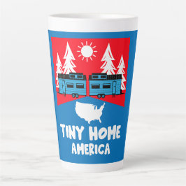 Caneca De Café Latte América doméstica do Tiny House