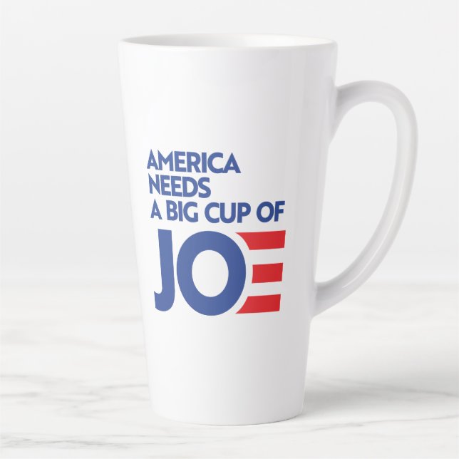 Caneca De Café Latte América precisa de uma grande taça de Joe (Direita)