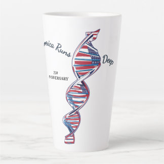 Caneca De Café Latte America Runs Deep