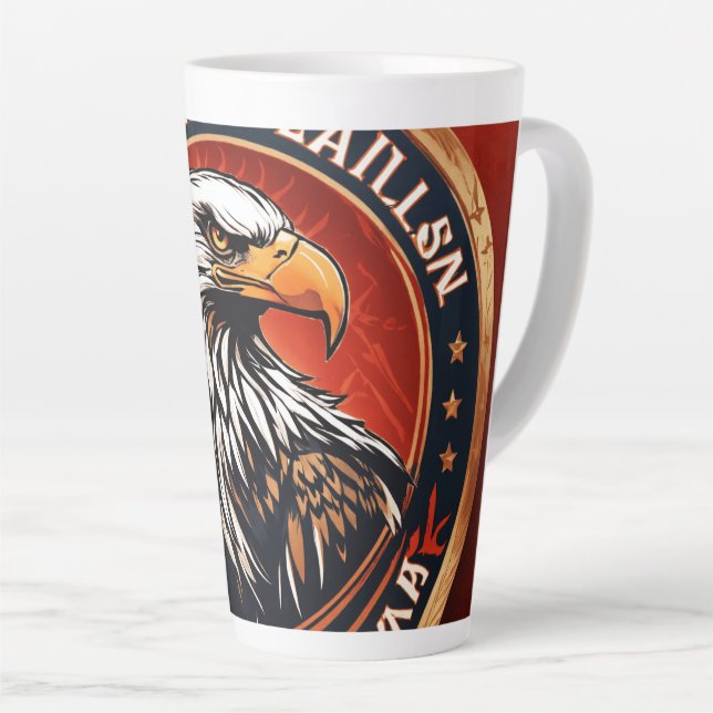 Caneca De Café Latte American Aerie (Ângulo direito)