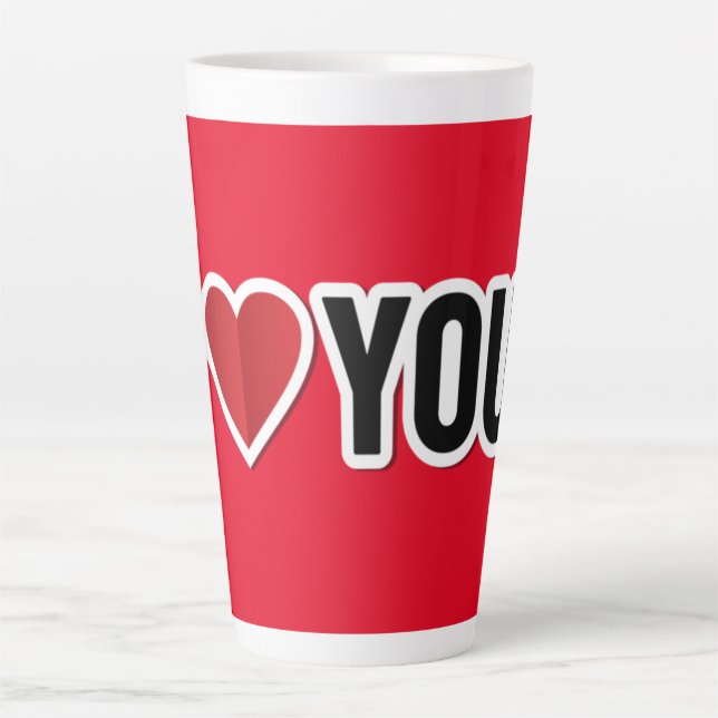 Caneca De Café Latte amor (Frente)