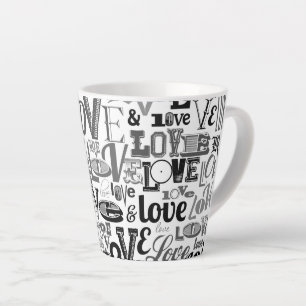 Caneca De Café Latte Amor 3