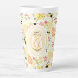 Caneca De Café Latte Amor Amarelo
