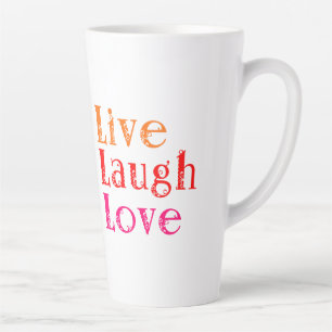 Caneca De Café Latte Amor ao vivo