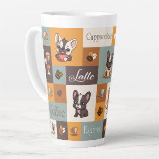 Caneca De Café Latte Amor com Café Cachorro Cachorro