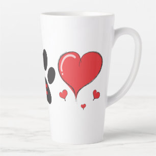 Caneca De Café Latte Amor de Cachorrinho