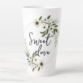 Caneca De Café Latte Amor doce
