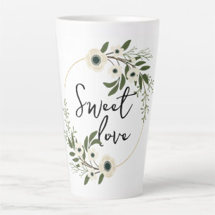 Caneca De Café Latte Amor doce