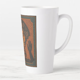 Caneca De Café Latte 🔥 “Ancestral Flame” – Sacred Fire Mug