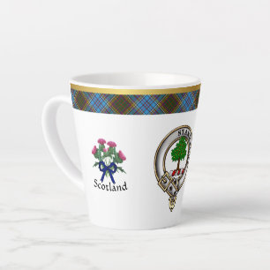 Caneca De Café Latte Anderson Clan Crachá & Tartan