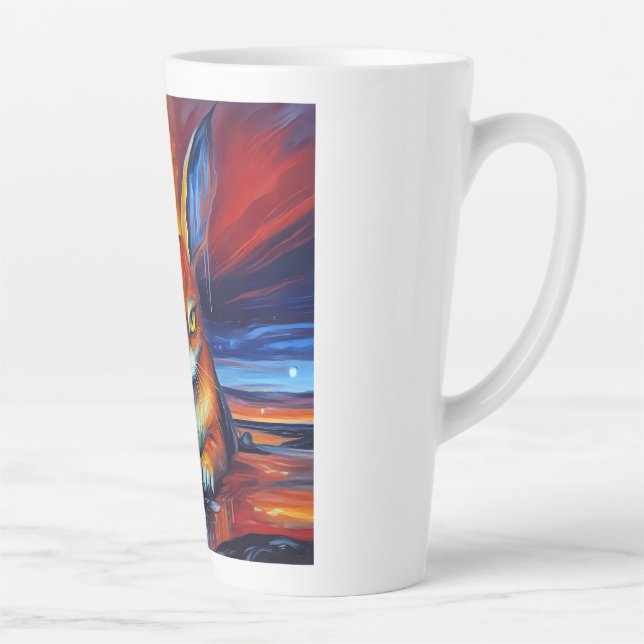 Caneca De Café Latte Angry Bunny (Direita)