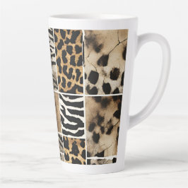 Caneca De Café Latte Animal Print - Latte Mug