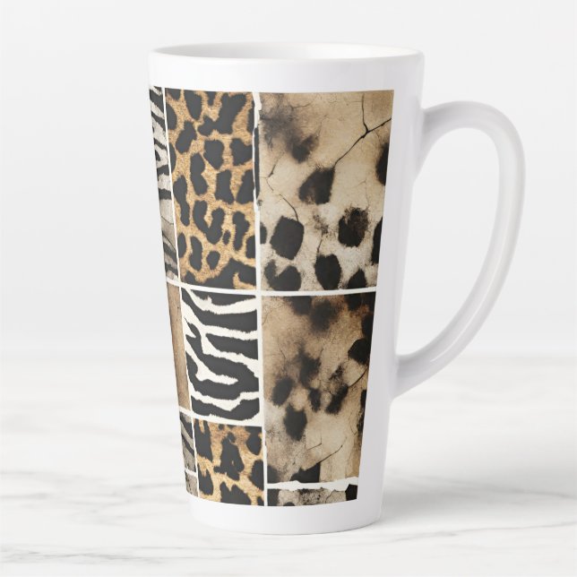 Caneca De Café Latte Animal Print - Latte Mug (Direita)