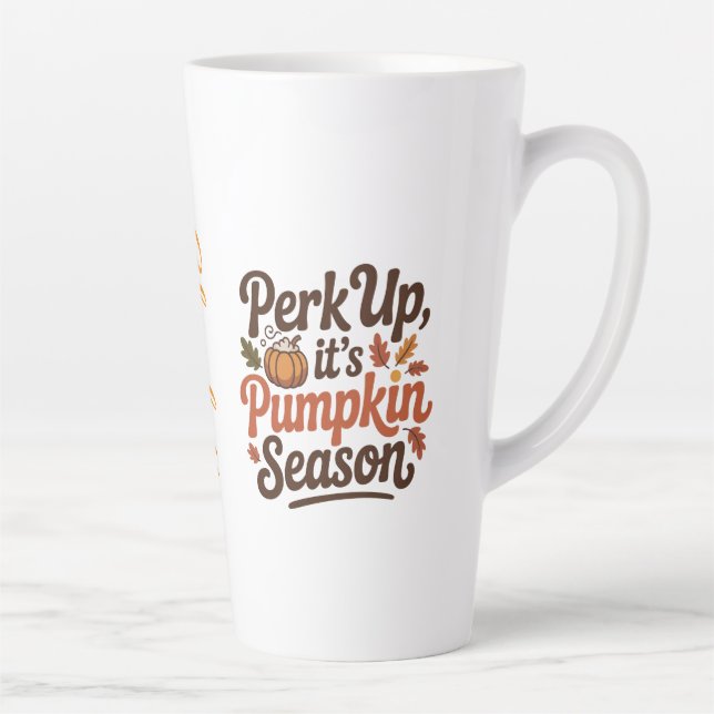 Caneca De Café Latte Anime-se com café de especiarias de abóbora citaçã (Direita)