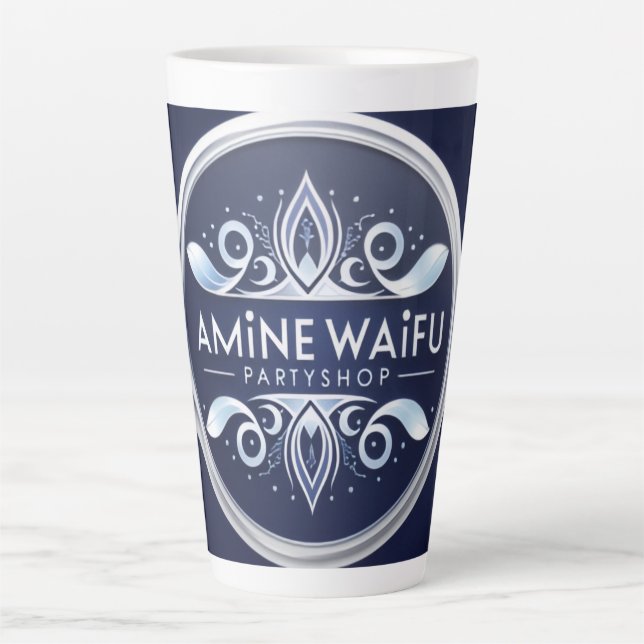 Caneca De Café Latte Animewaifupartyshop (Frente)