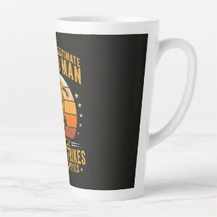 Caneca De Café Latte Aniversário de 80 anos do Vô Bowling
