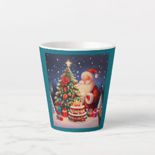 Caneca De Café Latte Aniversário de Natal 10