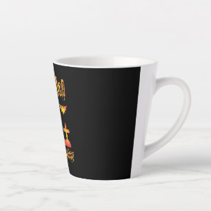 Caneca De Café Latte Aniversário do Halloween Office Candy Tester