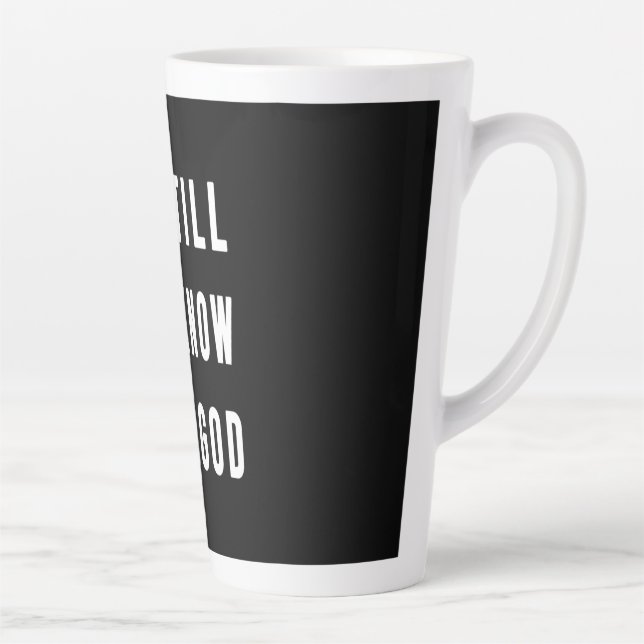 Caneca De Café Latte Aniversário Presente Esteja E Saiba Que Eu Vou (Direita)
