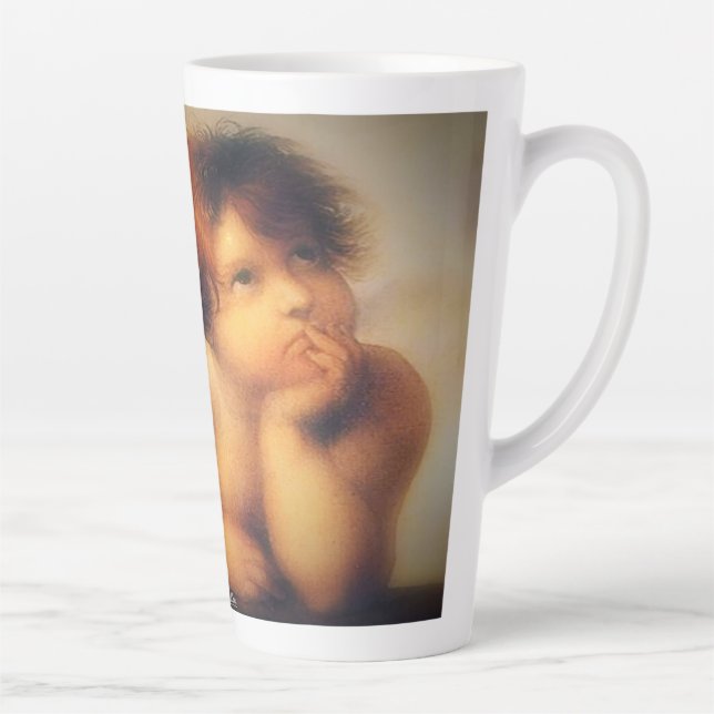 Caneca De Café Latte Anjo Putti (Direita)