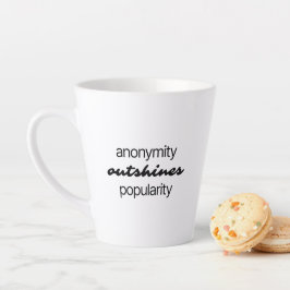 Caneca De Café Latte Anonymity Latte Mug