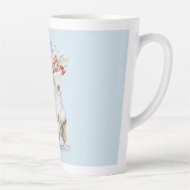 Caneca De Café Latte Antigo Skate de gelo modelado personalizado