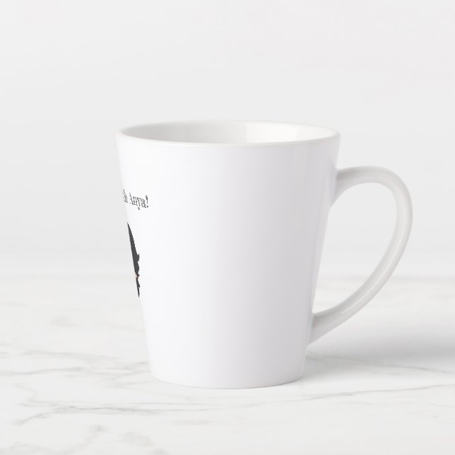 Caneca De Café Latte Anya Mouthwash Mug (Direita)