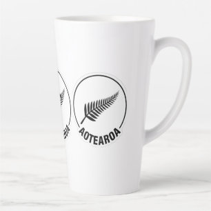 Caneca De Café Latte Aotearoa Nova Zelândia Latte Mug